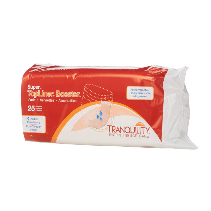 Principle Business Enterprises-2060 Incontinence Booster Pad Tranquility TopLiner 4-1/4 X 15 Inch Heavy Absorbency Superabsorbant Core Super Adult Unisex Disposable