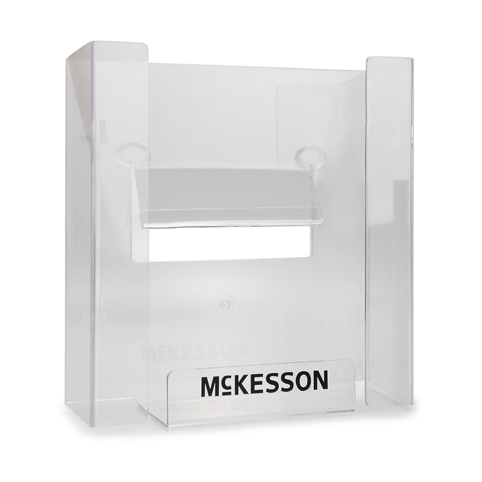 McKesson-16-6530 Glove Box Holder Horizontal or Vertical Mounted 3-Box Capacity Clear 3-1/8 X 10-1/4 X 15-1/4 Inch Plastic