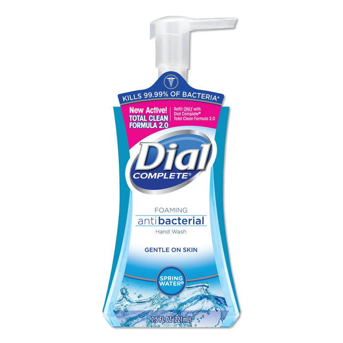 Lagasse-DIA05401CT Antibacterial Soap Dial Foaming 7.5 oz. Pump Bottle Spring Water Scent
