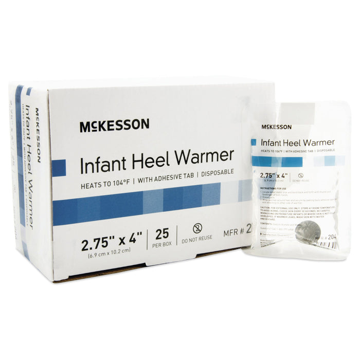 McKesson-204 Instant Infant Heel Warmer Heel One Size Fits Most Sodium Acetate / Water Disposable