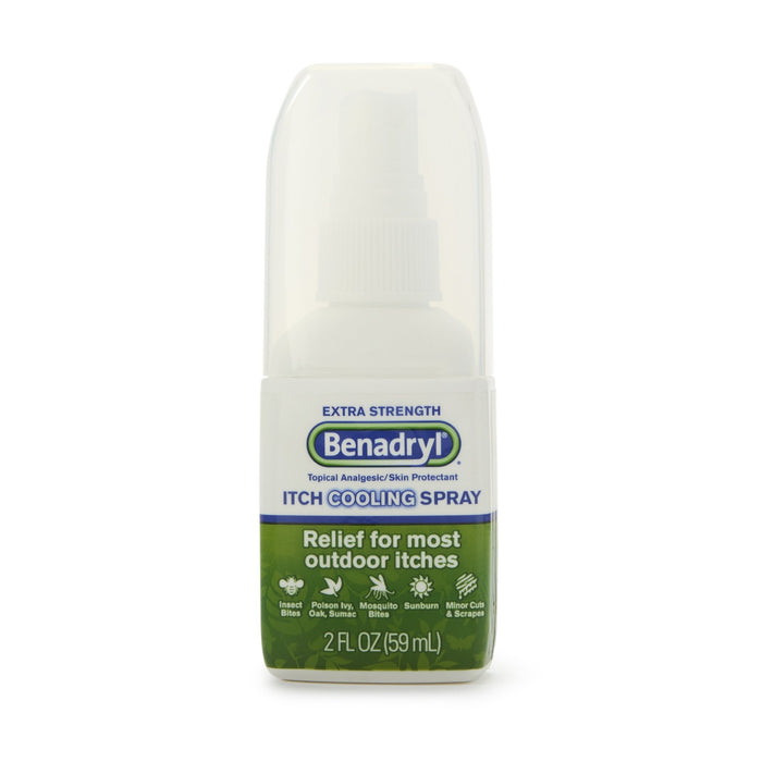 Glaxo Smith Kline-00501320302 Itch Relief Benadryl 2% - 0.1% Strength Spray 2 oz. Bottle