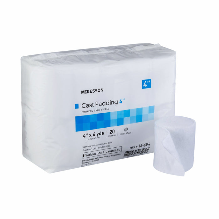 McKesson-16-CP4 Cast Padding Undercast 4 Inch X 4 Yard Polyester NonSterile