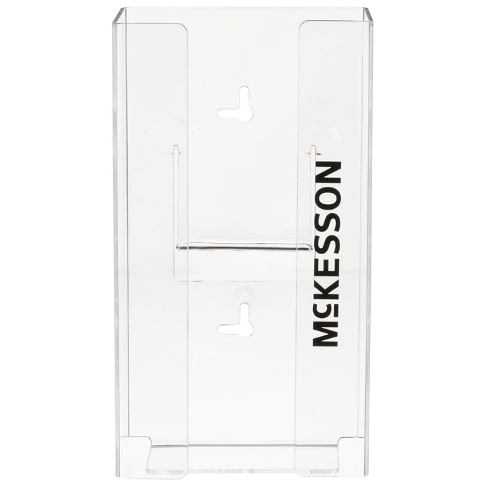 McKesson-16-6534 Glove Box Holder Horizontal or Vertical Mounted 1-Box Capacity Clear 4 X 5-1/2 X 10 Inch Plastic