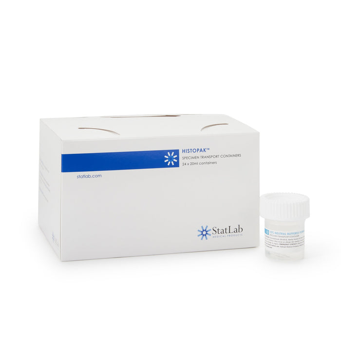 StatLab Medical Products-NB0507 Prefilled Formalin Container StatClick 10 mL Fill in 20 mL (0.67 oz.) Screw Cap Warning Label NonSterile