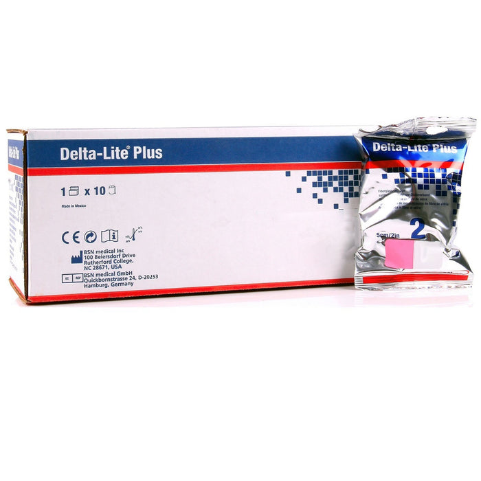 BSN Medical-7345855 Cast Tape Delta-Lite Plus 2 Inch X 12 Foot Fiberglass / Resin Pink