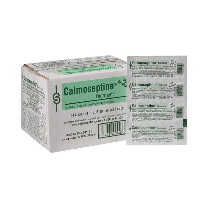 Calmoseptine-00799000105 Skin Protectant Calmoseptine 0.125 oz. Individual Packet Scented Ointment