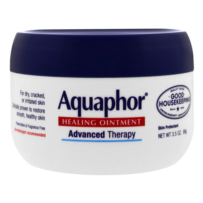 Beiersdorf-01035610110 Hand and Body Moisturizer Aquaphor Advanced Therapy 3.5 oz. Jar Unscented Ointment