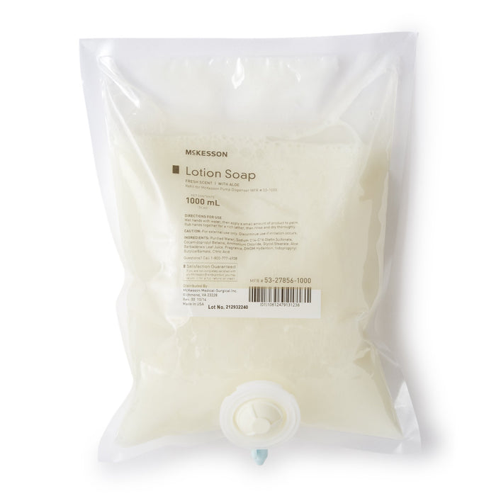 McKesson-53-27856-1000 Soap Lotion 1,000 mL Dispenser Refill Bag Fresh Scent