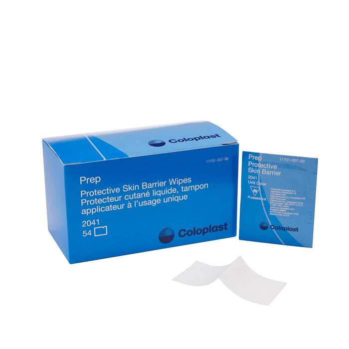 Coloplast-2041 Skin Barrier Wipe Coloplast Prep 50 to 75% Strength Propan-2-ol Individual Packet NonSterile