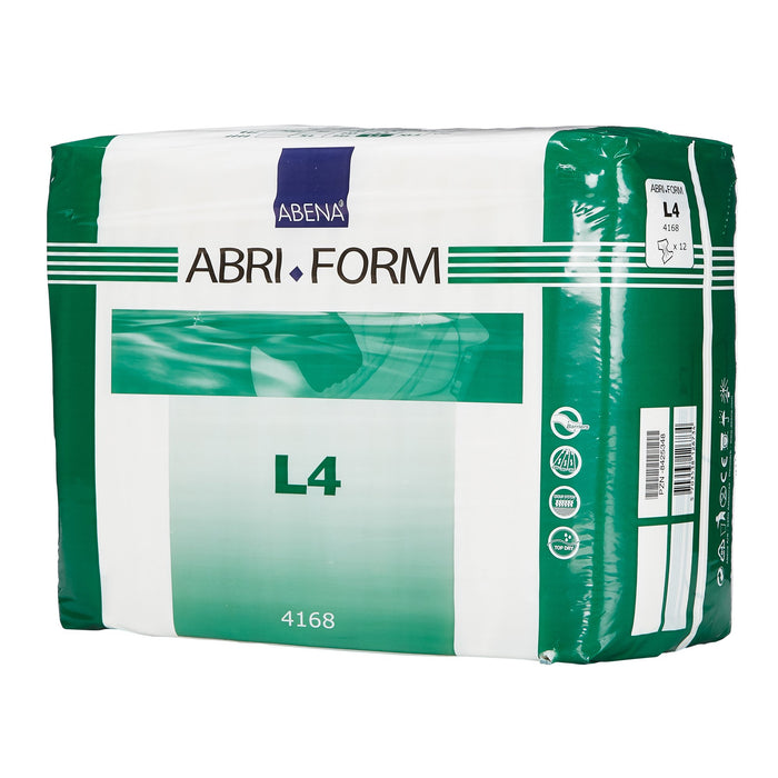 Abena North America-4168 Unisex Adult Incontinence Brief Abri-Form Comfort L4 Large Disposable Heavy Absorbency