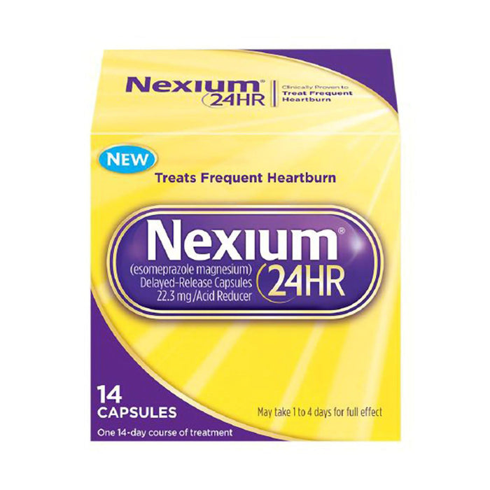 Glaxo Smith Kline-00573245014 Antacid Nexium 24 HR 20 mg Strength Capsule 14 per Box