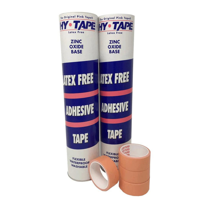 Hy-Tape International-5LF Medical Tape Hy-Tape Waterproof Zinc Oxide Adhesive 1/2 Inch X 5 Yard Pink NonSterile