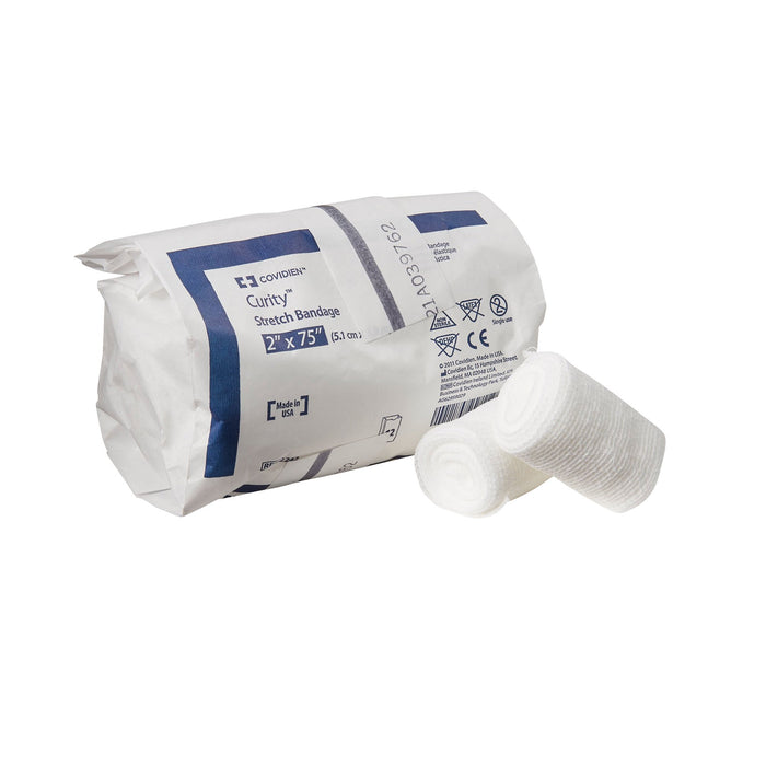 Cardinal-2242- Conforming Bandage Curity Cotton / Polyester 1-Ply 2 X 75 Inch Roll Shape NonSterile