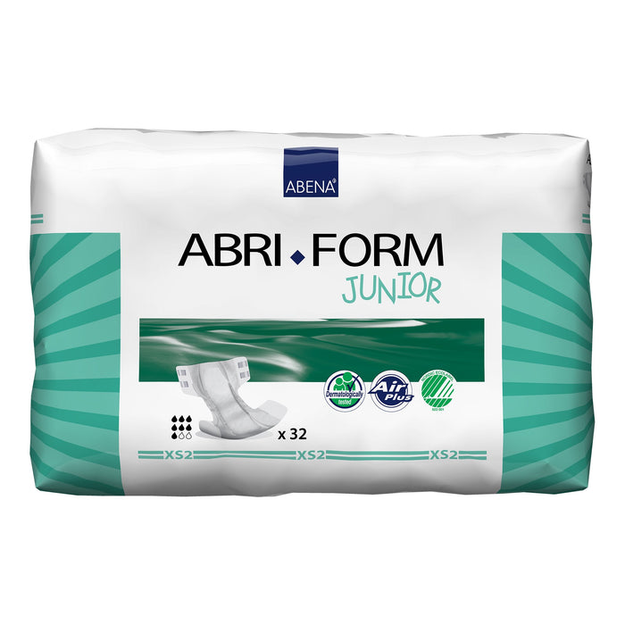 Abena North America-43050 Unisex Youth Incontinence Brief Abri-Form Junior XS2 X-Small Disposable Heavy Absorbency