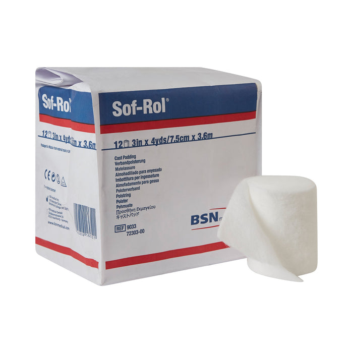 BSN Medical-9033 Cast Padding Undercast Sof-Rol 3 Inch X 4 Yard Rayon NonSterile