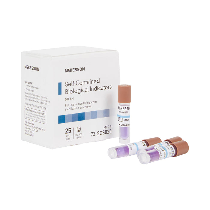 McKesson-73-SCS025 Sterilization Biological Indicator Vial Steam