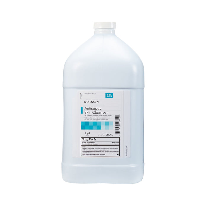 McKesson-16-CHGGL Antiseptic Skin Cleanser 1 gal. Jug 4% Strength CHG (Chlorhexidine Gluconate) / Isopropyl Alcohol NonSterile