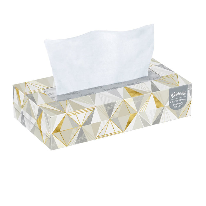 Kimberly Clark-21606 Kleenex Facial Tissue White 8 X 8-2/5 Inch 125 Count
