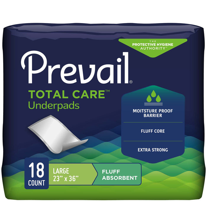 First Quality-PV-418 Underpad Prevail 23 X 36 Inch Disposable Fluff Light Absorbency
