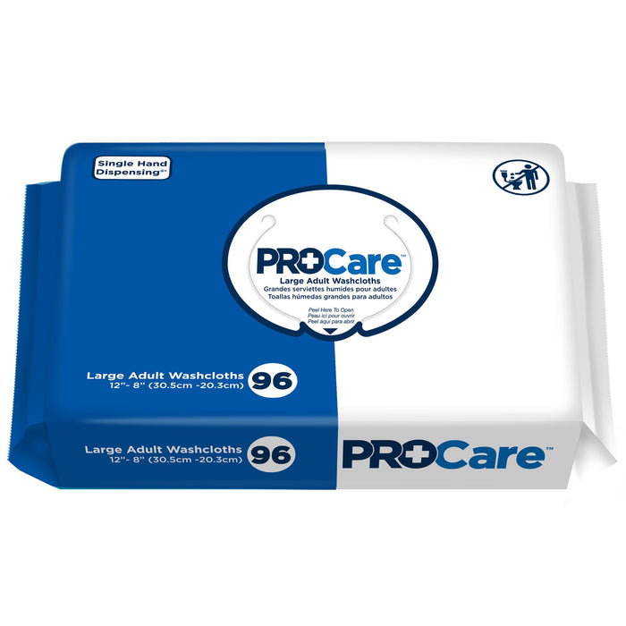 First Quality-CRW-096 Personal Wipe ProCare Soft Pack Aloe / Vitamin E Scented 96 Count