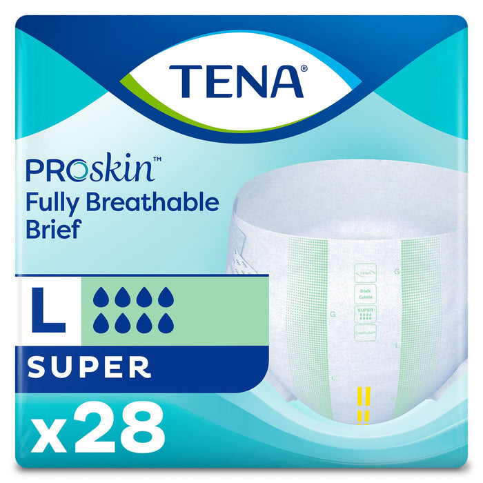 Essity HMS North America Inc-67501 Unisex Adult Incontinence Brief TENA ProSkin Super Large Disposable Heavy Absorbency