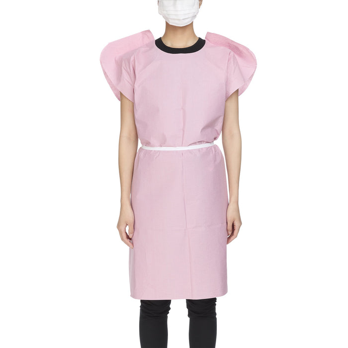 McKesson-18-890 Patient Exam Gown One Size Fits Most Mauve Disposable