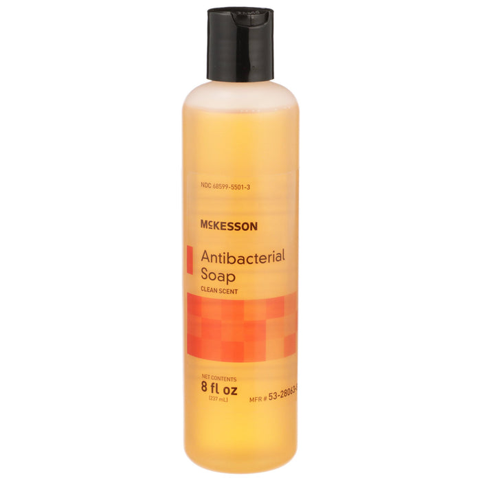 McKesson-53-28063-8 Antibacterial Soap Liquid 8 oz. Bottle Clean Scent