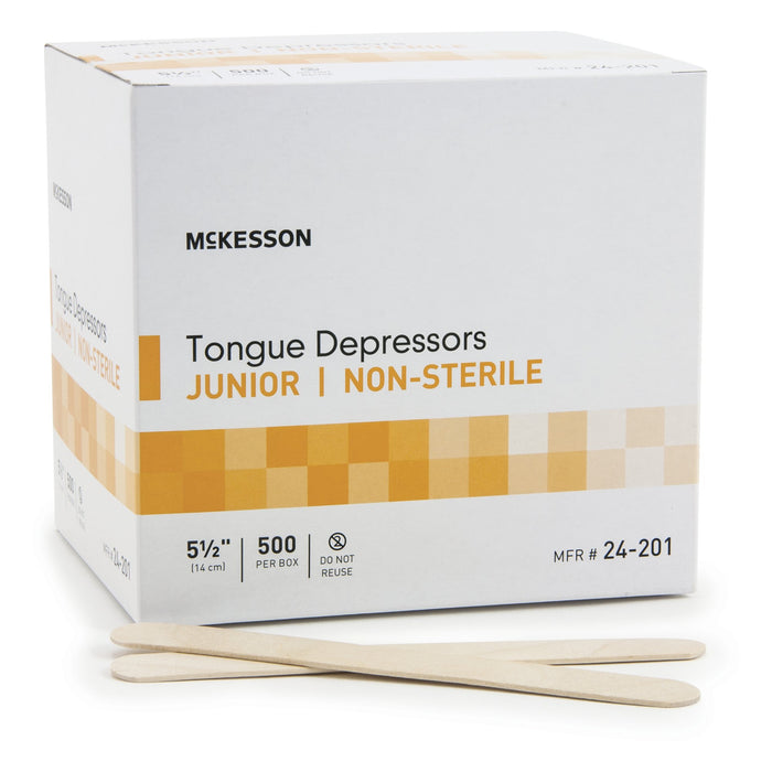 McKesson-24-201 Tongue Depressor 5-1/2 Inch Length Wood