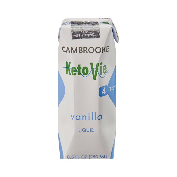 Cambrooke Therapeutics-50203 Ketogenic Oral Supplement / Tube Feeding Formula KetoVie 4:1 Vanilla Flavor 8.5 oz. Carton Ready to Use