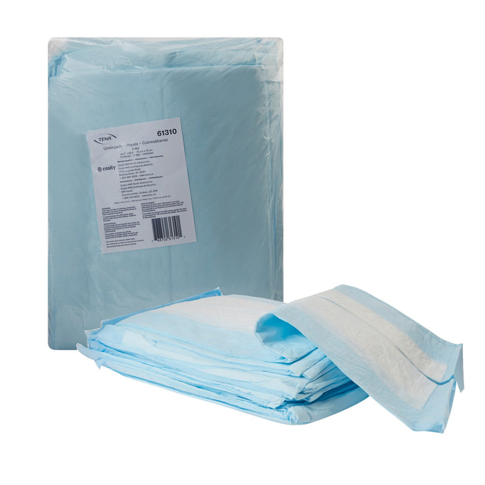Essity HMS North America Inc-61310 Underpad TENA Large 29-1/2 X 29-1/2 Inch Disposable Polymer Light Absorbency