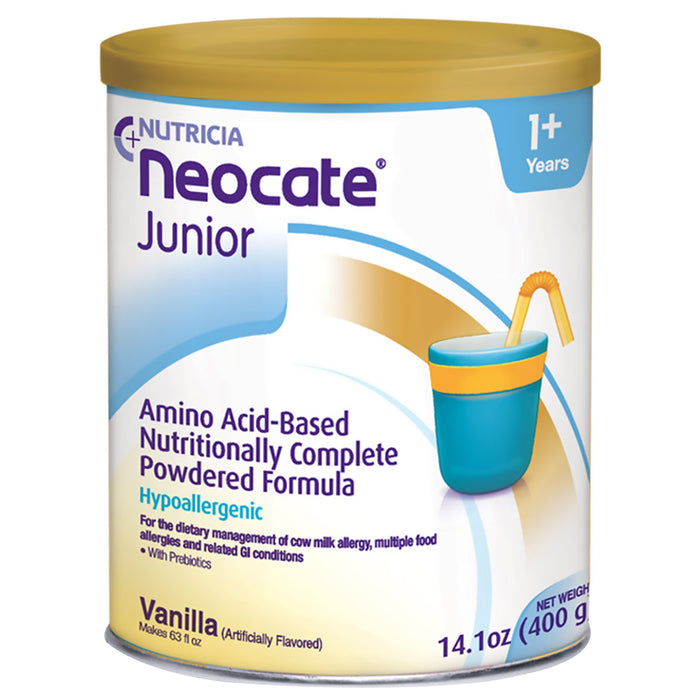 Nutricia North America-133282 Pediatric Oral Supplement / Tube Feeding Formula Neocate Junior with Prebiotics Vanilla Flavor 14.1 oz. Can Powder