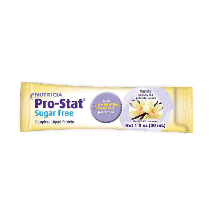 Nutricia North America-78400 Protein Supplement Pro-Stat Sugar-Free Vanilla Flavor 1 oz. Individual Packet Ready to Use