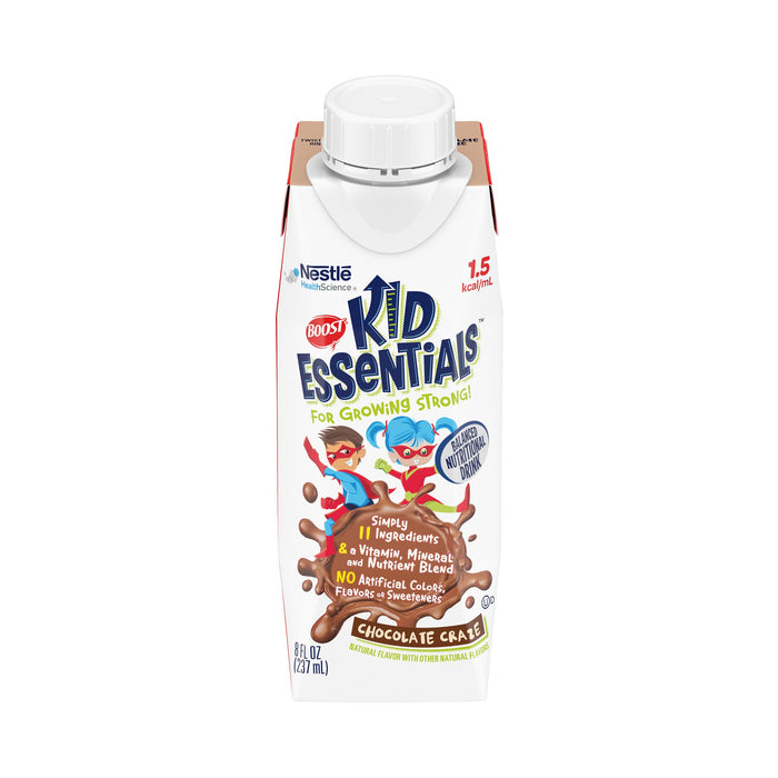 Nestle Healthcare Nutrition-00043900506814 Pediatric Oral Supplement / Tube Feeding Formula Boost Kid Essentials 1.5 Chocolate Craze Flavor 8 oz. Carton Ready to Use