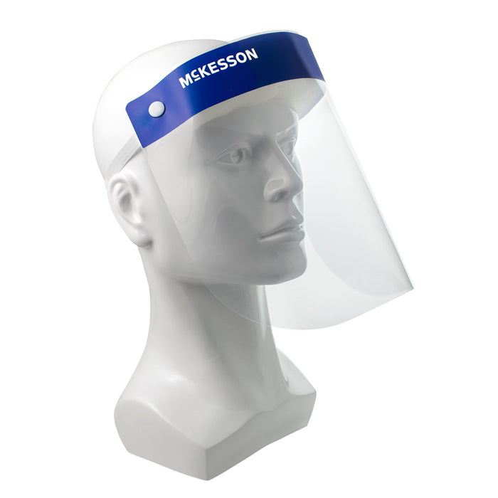 McKesson-16-GDF-01 Face Shield One Size Fits Most Full Length Anti-fog Disposable NonSterile