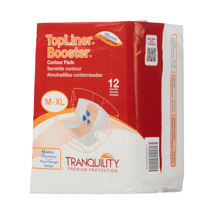 Principle Business Enterprises-3096 Incontinence Booster Pad Tranquility Top Liner Contour 13-1/2 X 21-1/2 Inch Heavy Absorbency Superabsorbant Core One Size Fits Most Adult Unisex Disposable