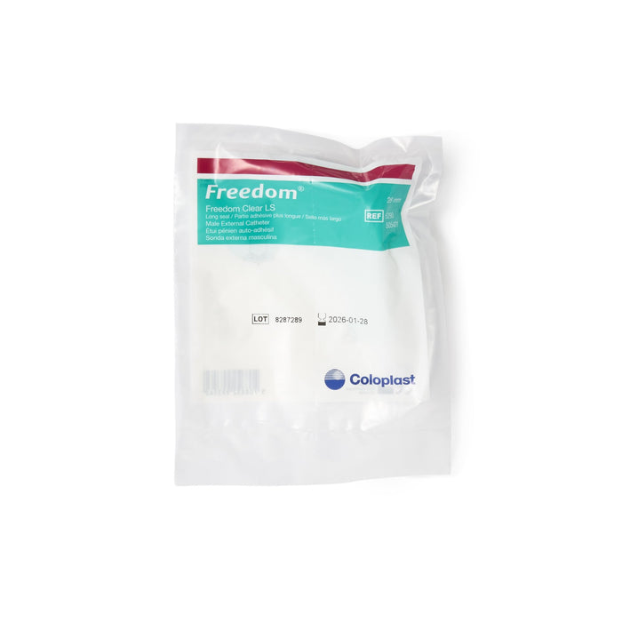 Coloplast-5290 Male External Catheter Freedom Clear LS Self-Adhesive Seal Silicone Medium