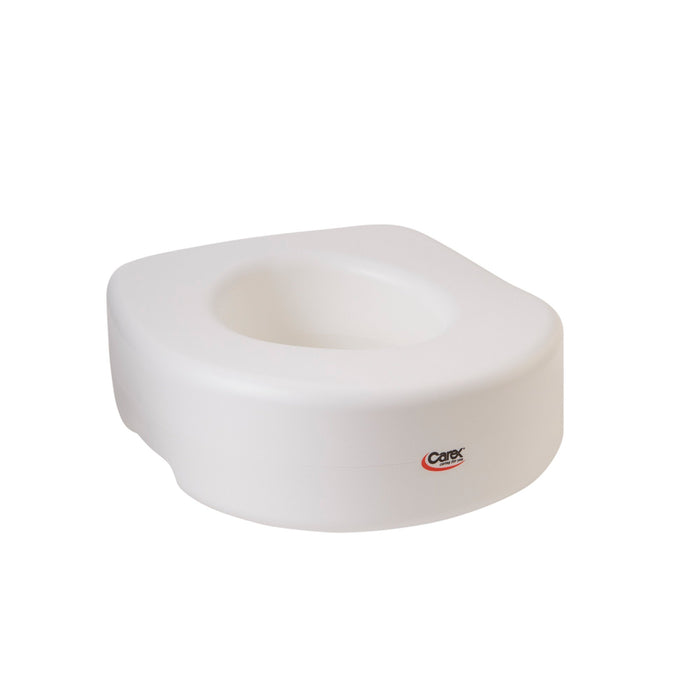 Apex-Carex Healthcare-FGB302C0 0000 Raised Toilet Seat Carex Economy 5-1/2 Inch Height White 300 lbs. Weight Capacity