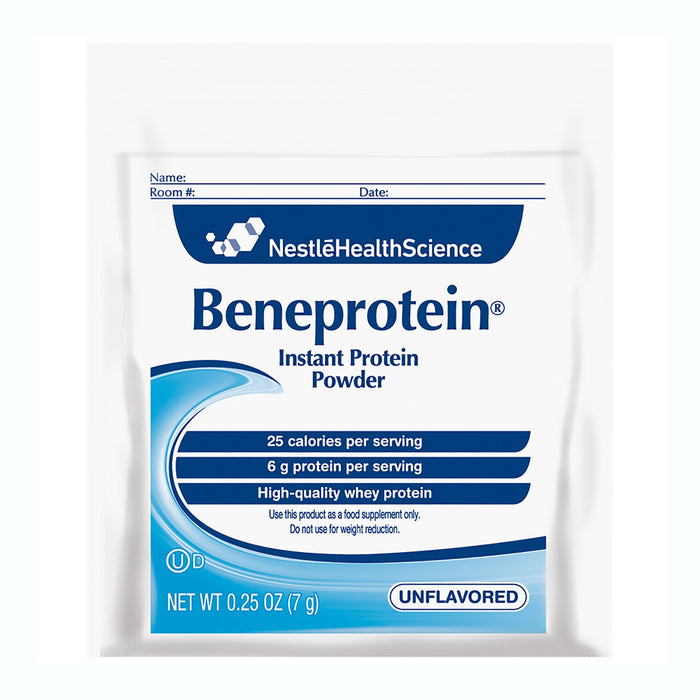 Nestle Healthcare Nutrition-10043900284306 Protein Supplement Beneprotein Unflavored 7 Gram Individual Packet Powder