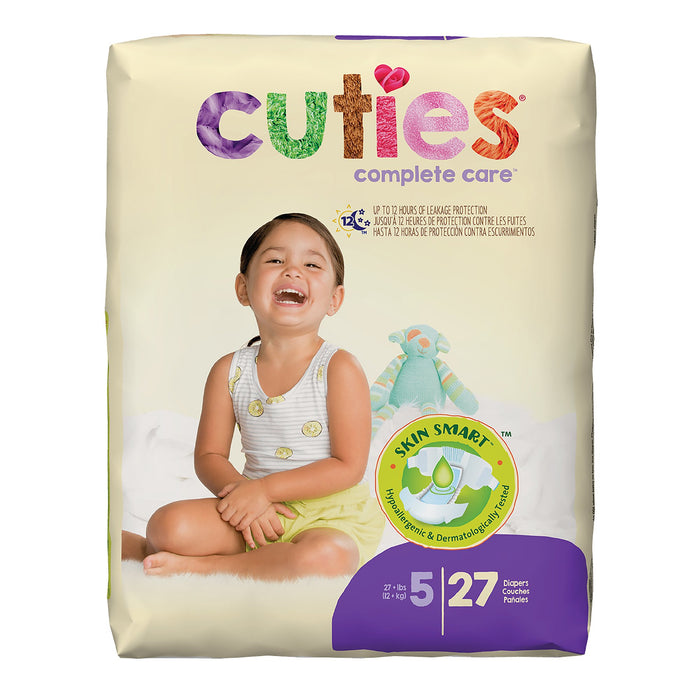 First Quality-CR5001 Unisex Baby Diaper Cuties Size 5 Disposable Heavy Absorbency