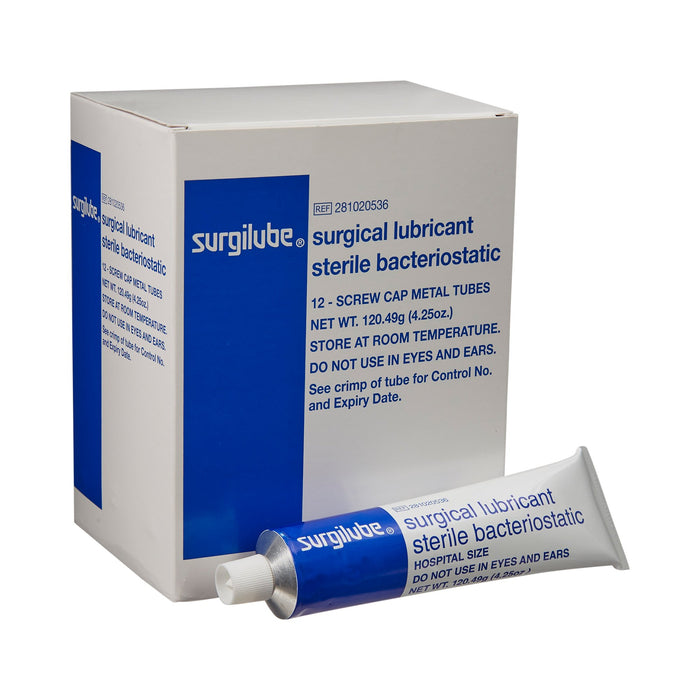 HR Pharmaceuticals-281020536 Lubricating Jelly - Carbomer free Surgilube 4.25 oz. Tube Sterile