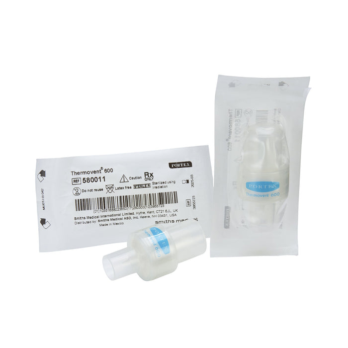 Smiths Medical-580011 Heat and Moisture Exchanger Portex 27 mg H2O @ VT 500mL 2.9 cm @ 60 LPM
