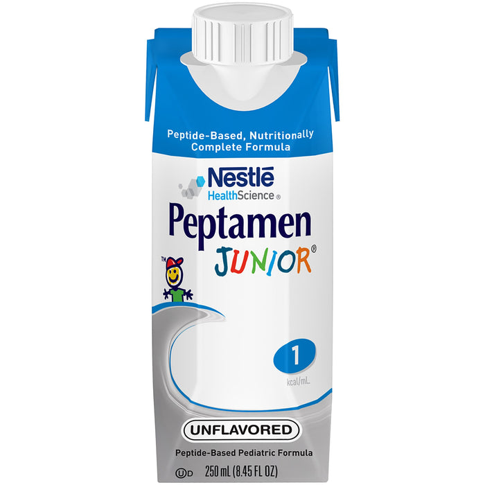 Nestle Healthcare Nutrition-9871616253 Pediatric Tube Feeding Formula Peptamen Junior 8.45 oz. Carton Ready to Use Unflavored Ages 1-13 Years