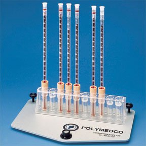 Polymedco-S-1000 Sediplast Sedimentation Tube Westergren Erythrocyte Sedimentation (ESR) Sodium Citrate Additive 220 mm Length Without Color Coding Ventilation Cap Plastic Tube
