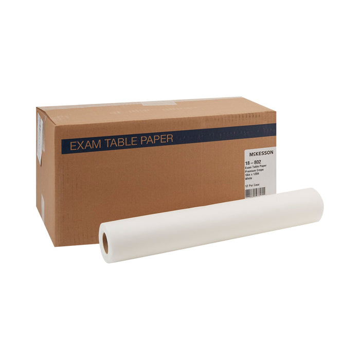 McKesson-18-802 Table Paper 18 Inch Width White Crepe