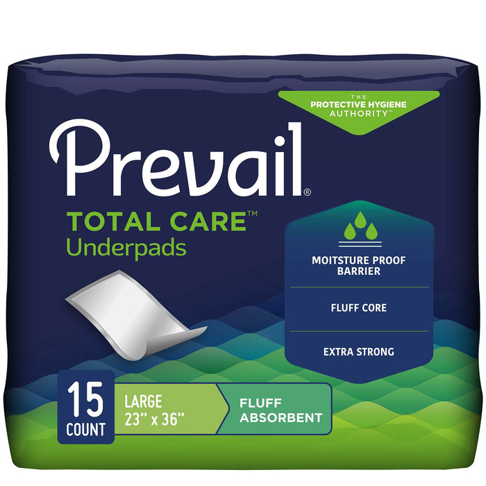 First Quality-UP-120 Underpad Prevail 23 X 36 Inch Disposable Fluff Light Absorbency