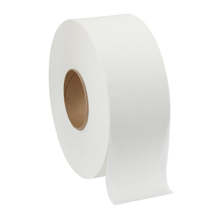 Georgia Pacific-13728 Toilet Tissue Pacific Blue Select White 2-Ply Jumbo Size Cored Roll Continuous Sheet 3-1/5 Inch X 1000 Foot