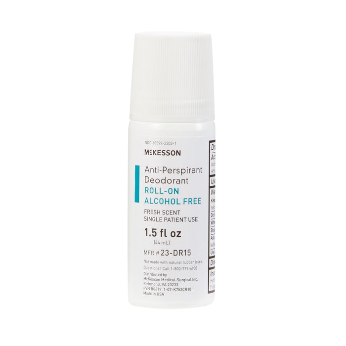 McKesson-23-DR15 Antiperspirant / Deodorant Roll-On 1.5 oz. Fresh Scent