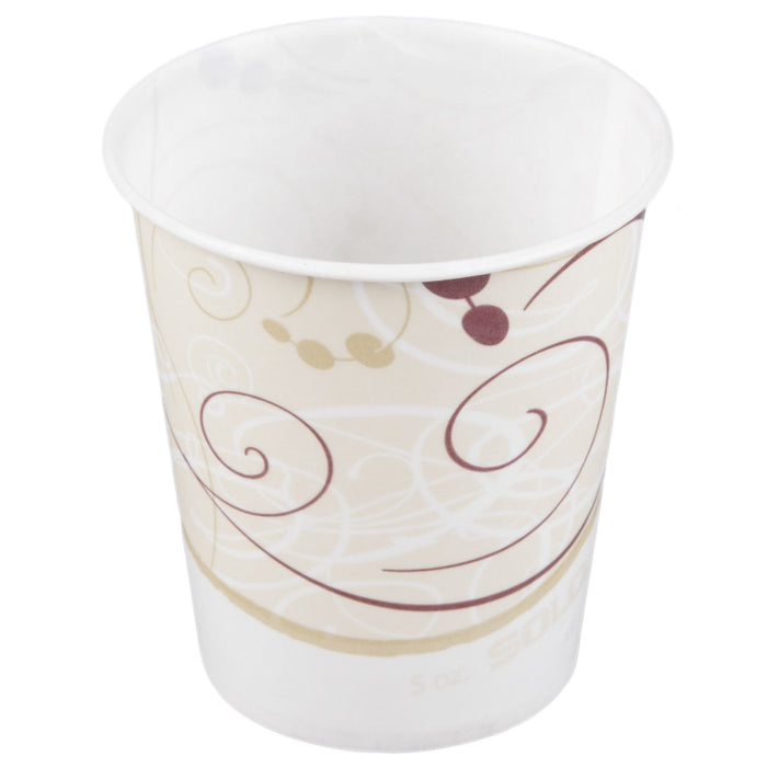 Solo Cup-R53-J8000 Drinking Cup Solo 5 oz. Symphony Print Wax Coated Paper Disposable
