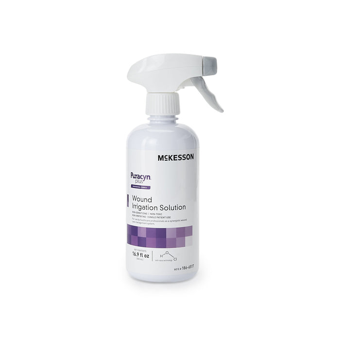 McKesson-186-6517 Wound Cleanser Puracyn Plus Professional 16.9 oz. Spray Bottle NonSterile Antimicrobial