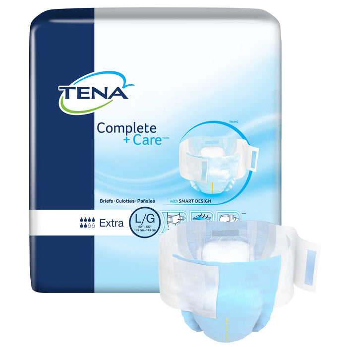 Essity HMS North America Inc-69970 Unisex Adult Incontinence Brief TENA Complete + Care Extra Large Disposable Moderate Absorbency